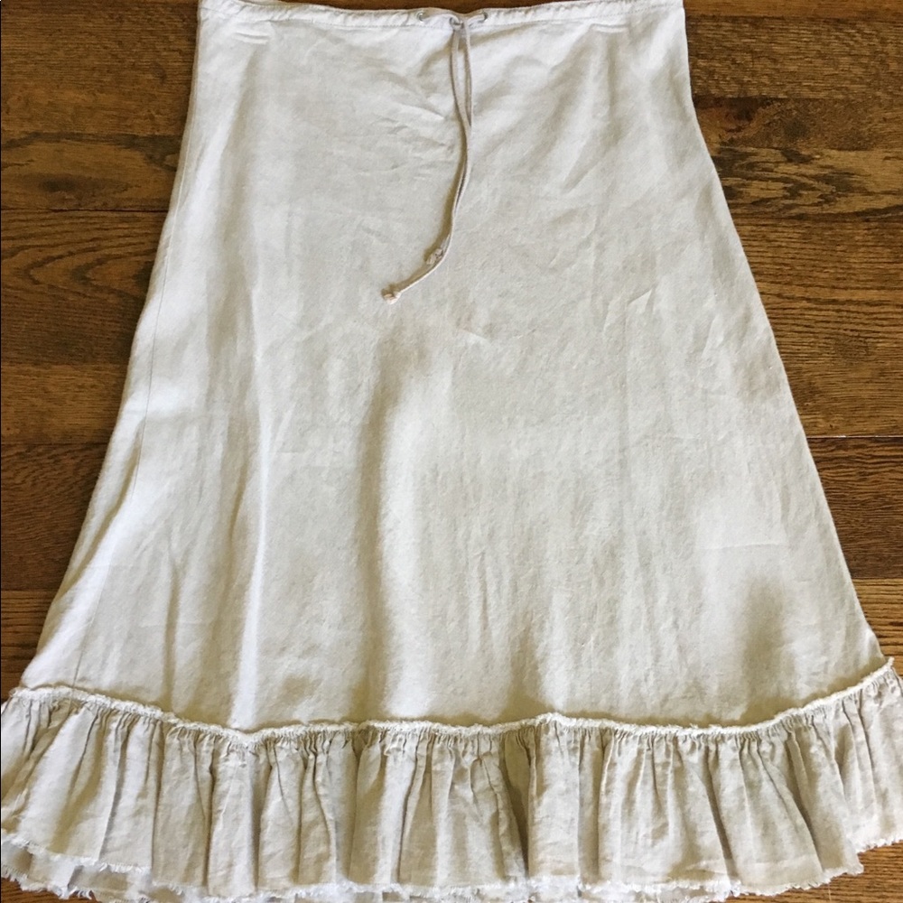 J Crew Linen Skirt